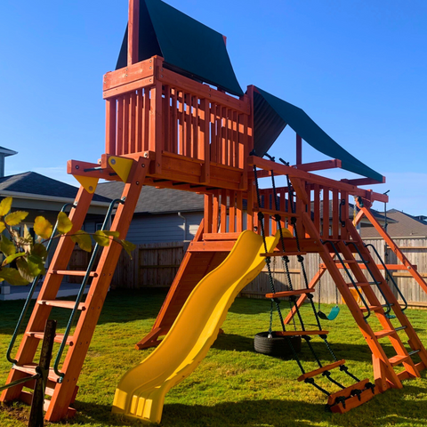 Swing Sets with Sky Lofts