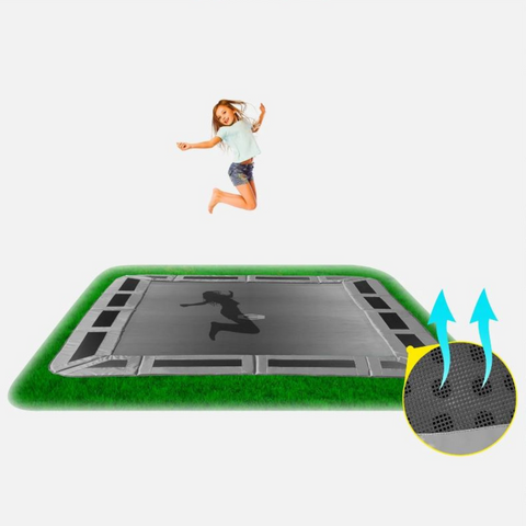 Capital Play Rectangular In-Ground Trampoline