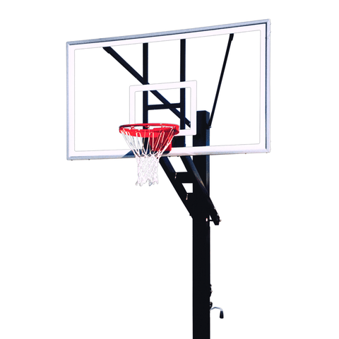 Stainless Olympian Adjustable Basketball Goal - River City Play Systems