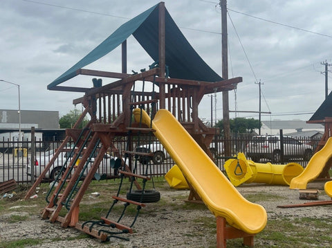 Used Swing Set - Won't Last | FREE Local Install & Gallon of Stain