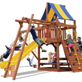 Playground Original Fort Swing Set with 5.5' Platform and Monkey Bars