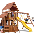 Playground One Original Fort with 5' Platform and Playhouse