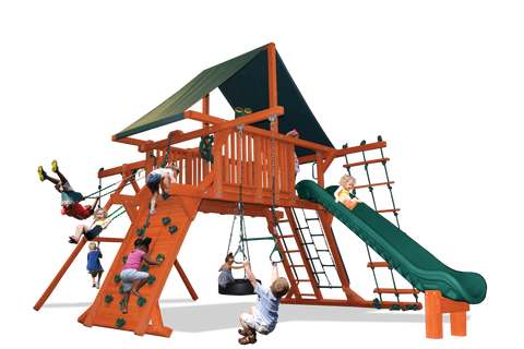 Playground One Premier Playcenter Swing Set with 5.5' Extra Large Platform