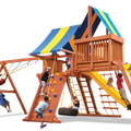 Playground One Premier Playcenter Swing Set with 6.5' Platform and Sky Loft