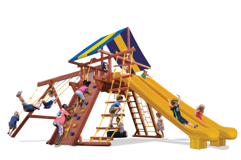 Playground One Premier Playcenter with 7.5' Platform and Double Slides