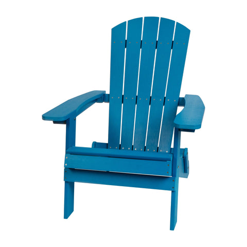 Folding Adirondack Chair | All-Weather Poly Resin - River City Play Systems