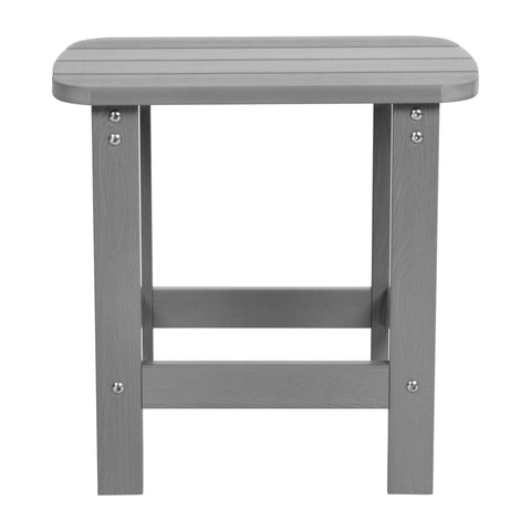 All-Weather Poly Wood Adirondack Style Side Table - River City Play Systems