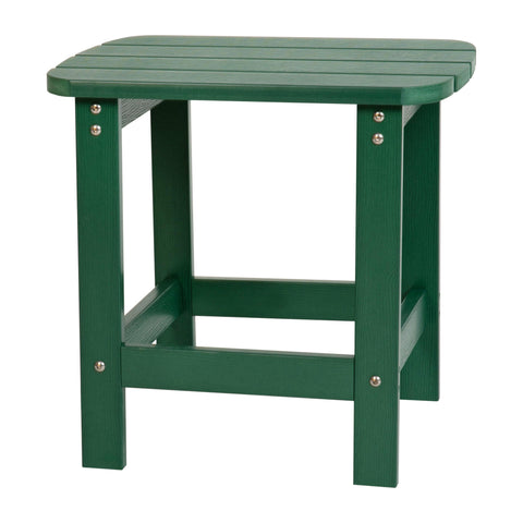 All-Weather Poly Wood Adirondack Style Side Table - River City Play Systems