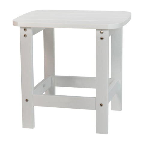 All-Weather Poly Wood Adirondack Style Side Table - River City Play Systems