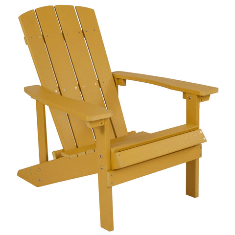 All-Weather Poly Resin Wood Adirondack Chair - River City Play Systems