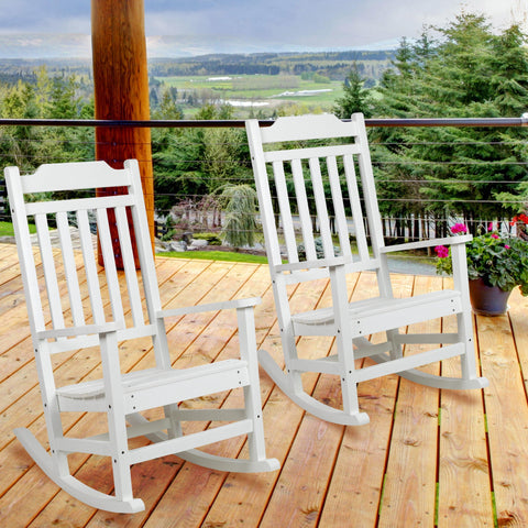 All-Weather Poly Resin Rocking Chairs | Set of 2 - River City Play Systems