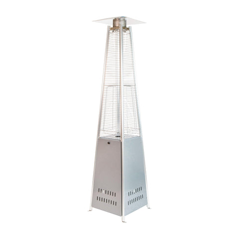 Patio Outdoor Heater | Stainless Steel Pyramid | 42,000 BTU Propane Heater - River City Play Systems