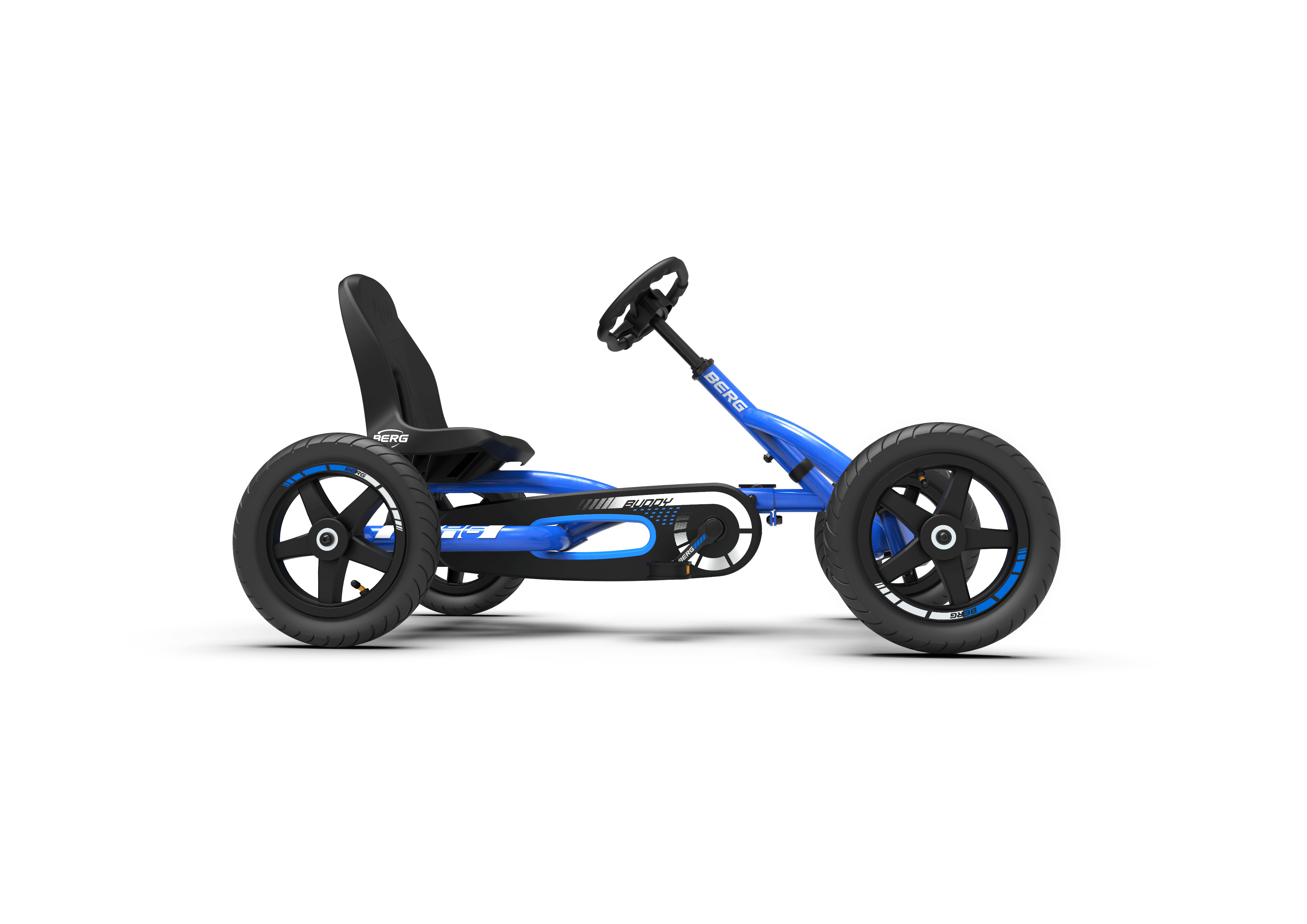 Berg Pedal Kart Buddy Blue | Pedal Go Kart, Ride On Toys for Boys and Girls, Go
