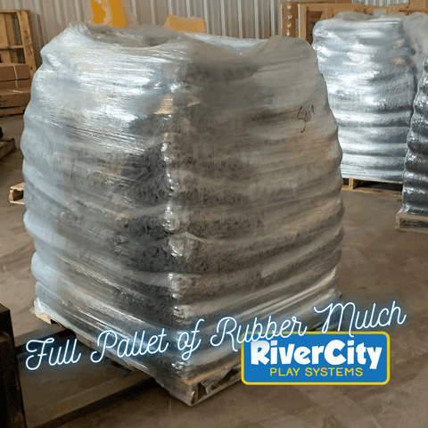 Commercial Rubber Playground Mulch (Full Pallet) - River City Play Systems